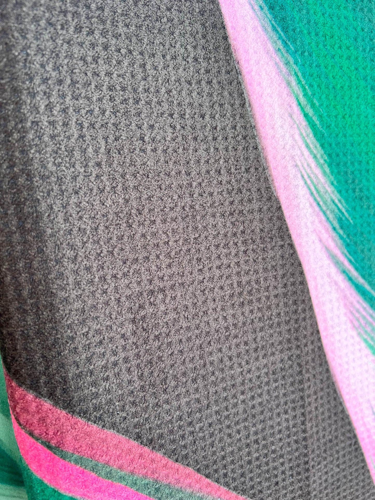Natural Waffle Microfiber Beach Towel