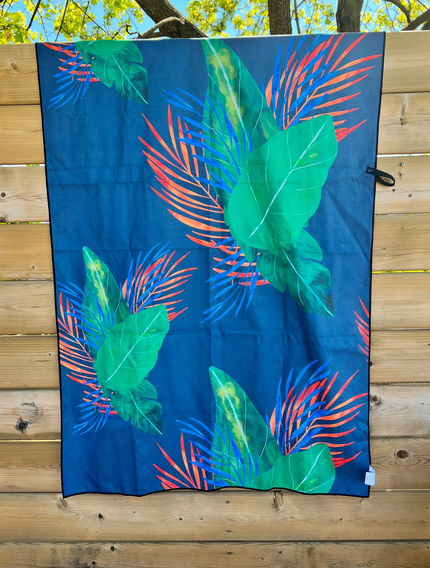 Serviette de plage en microfibre suède Herbal