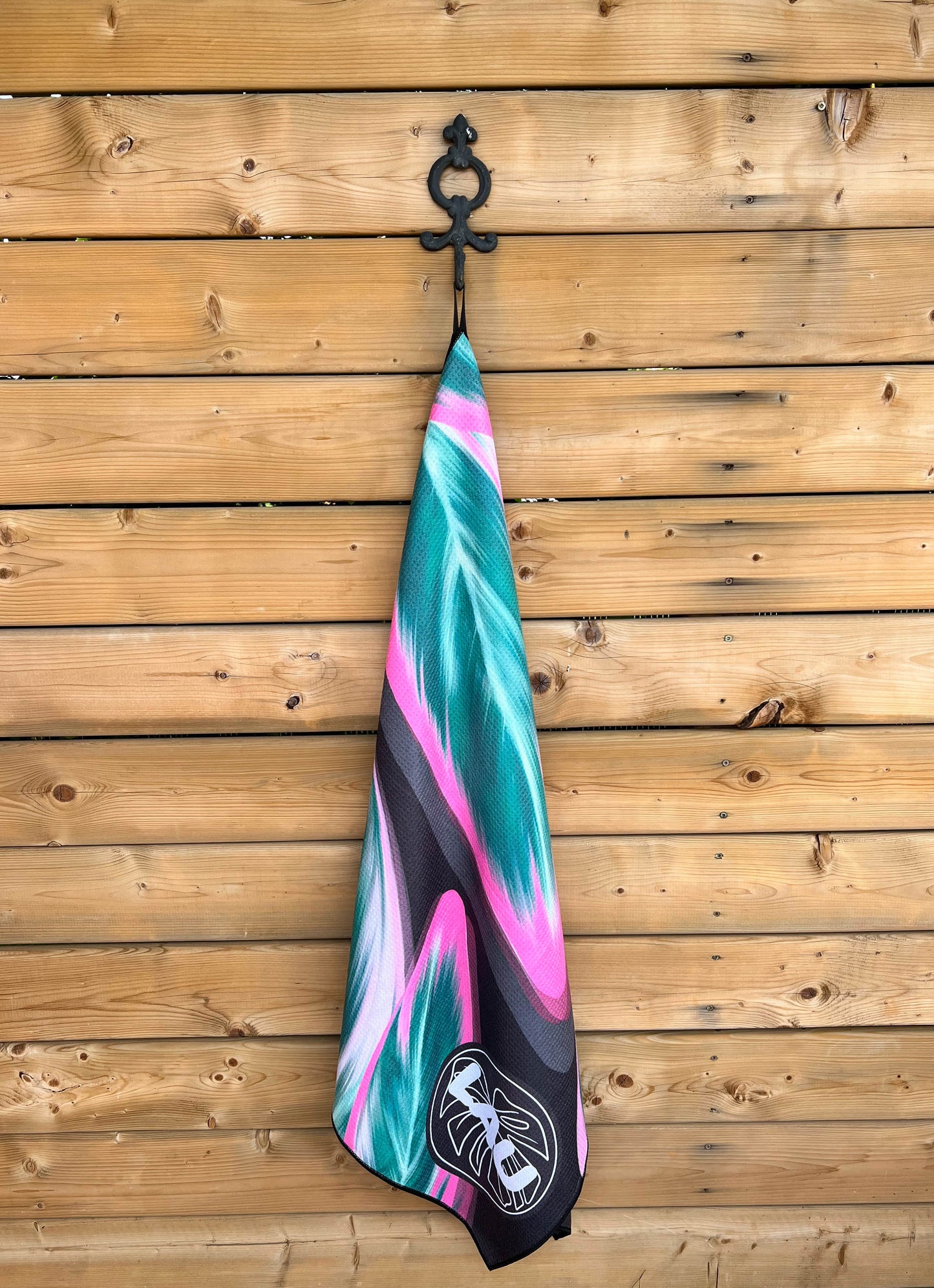 Natural Waffle Microfiber Beach Towel