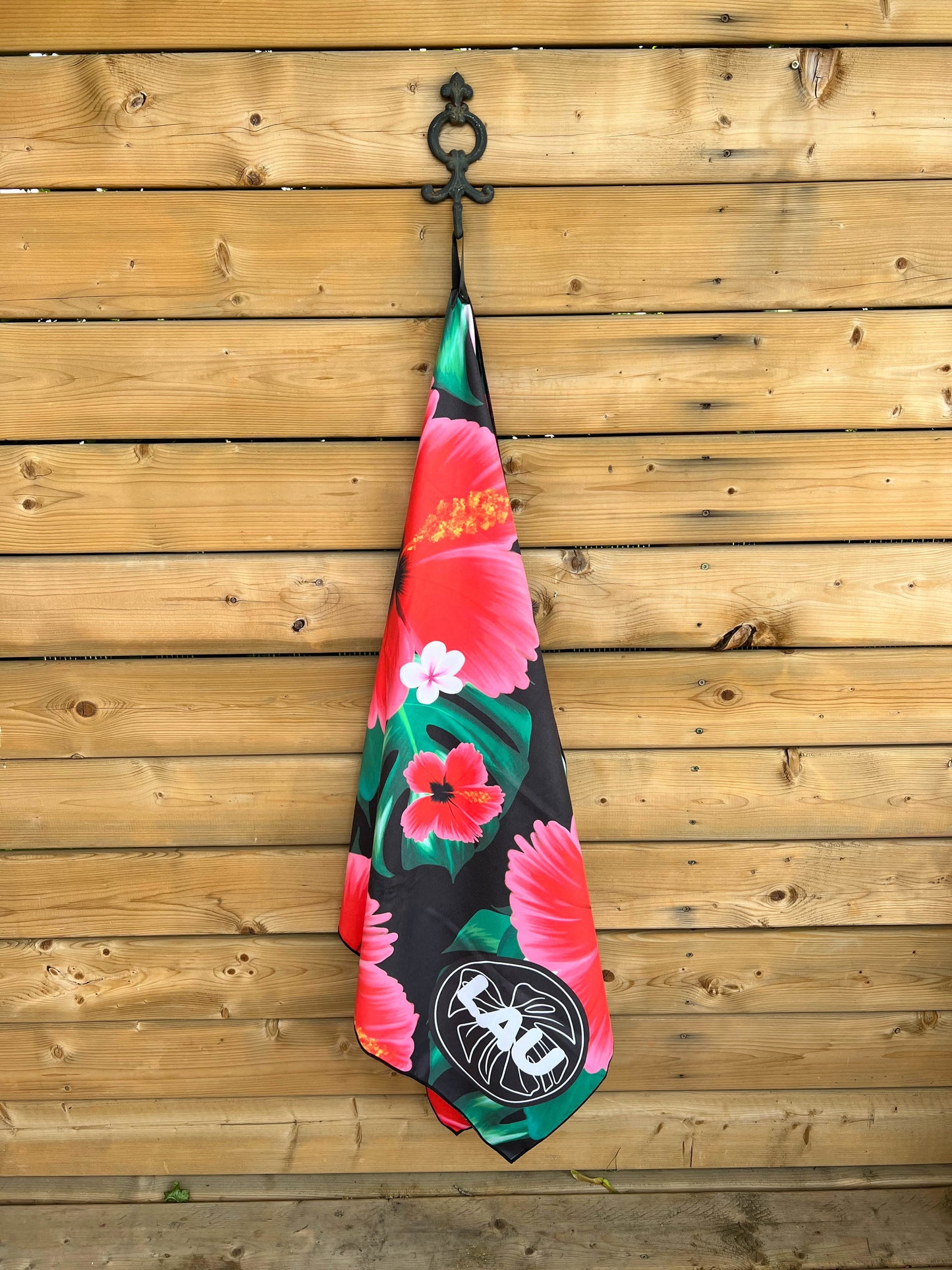 Serviette de plage en microfibre suède Tropical