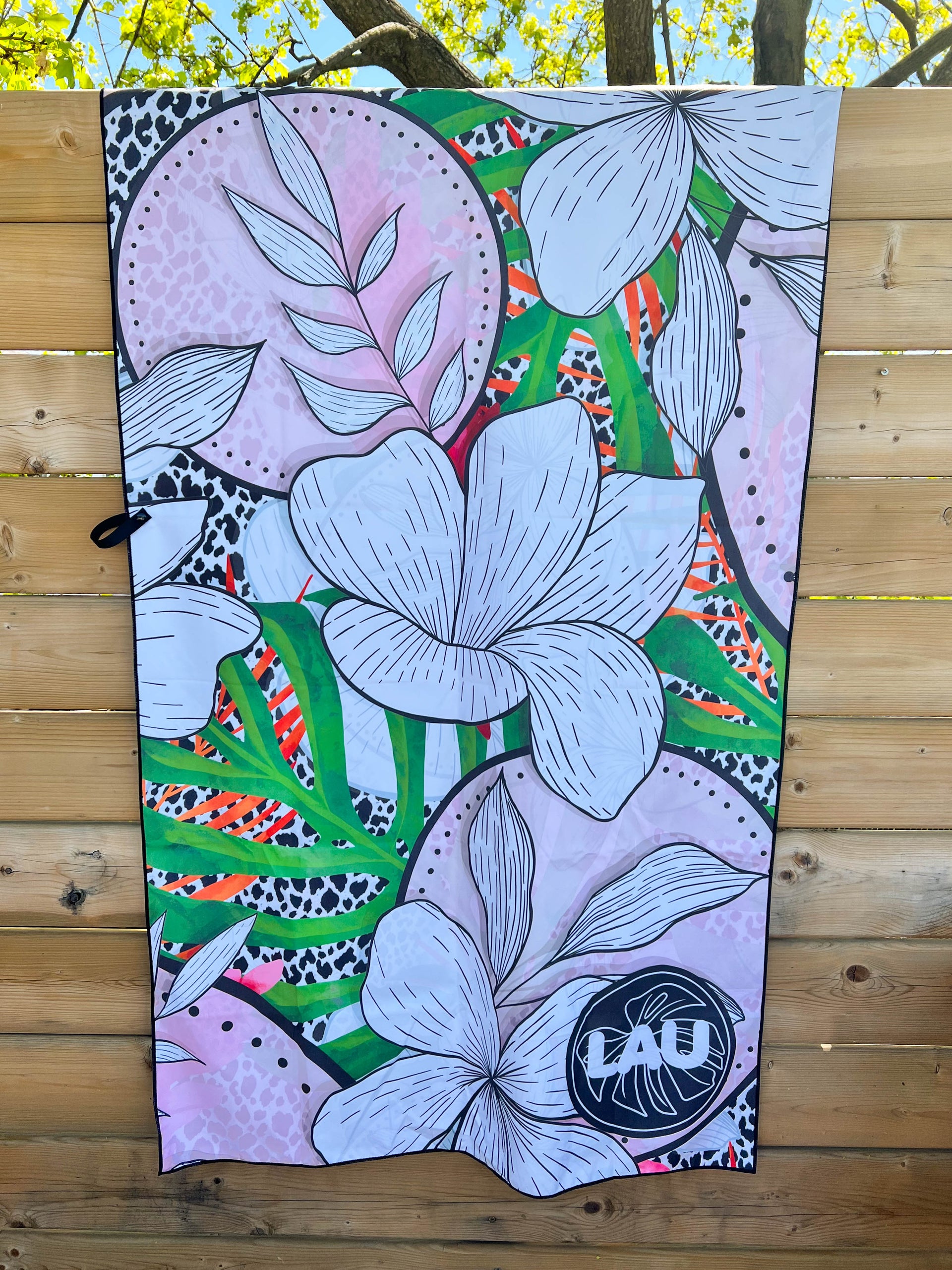 Serviette de plage en microfibre suède Rosal