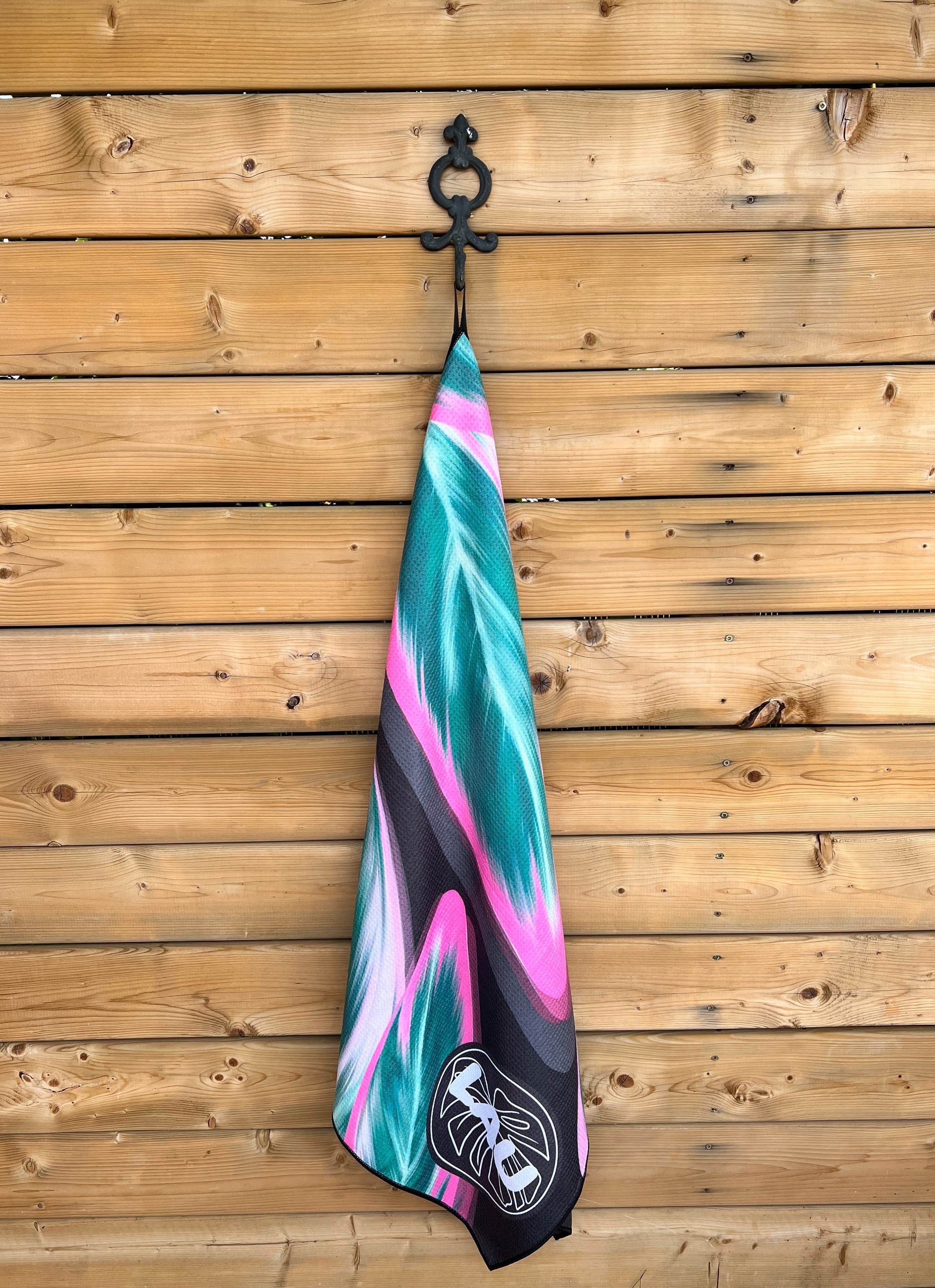 Natural Waffle Microfiber Beach Towel