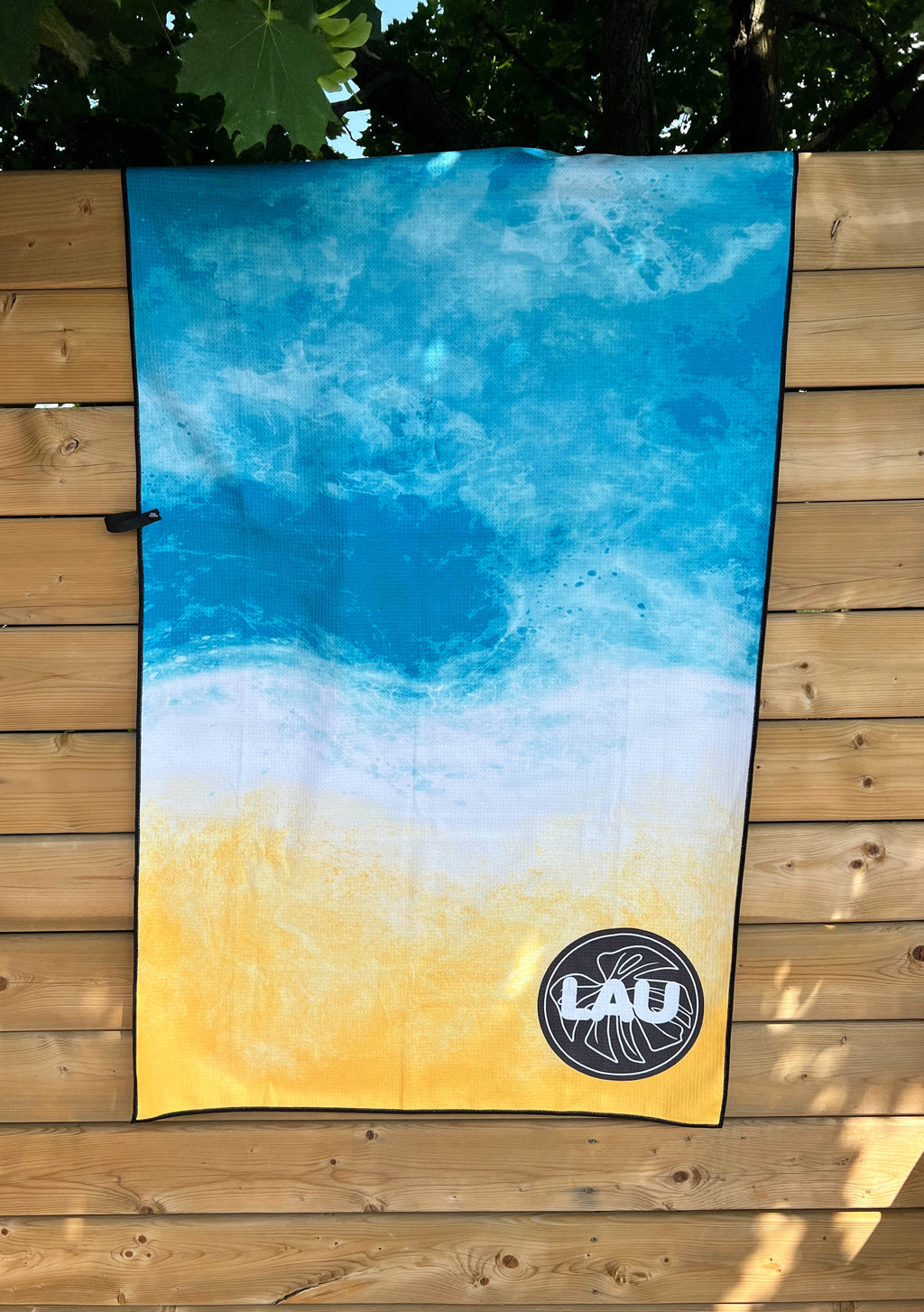 Coastal Waffle Microfiber Beach Towel