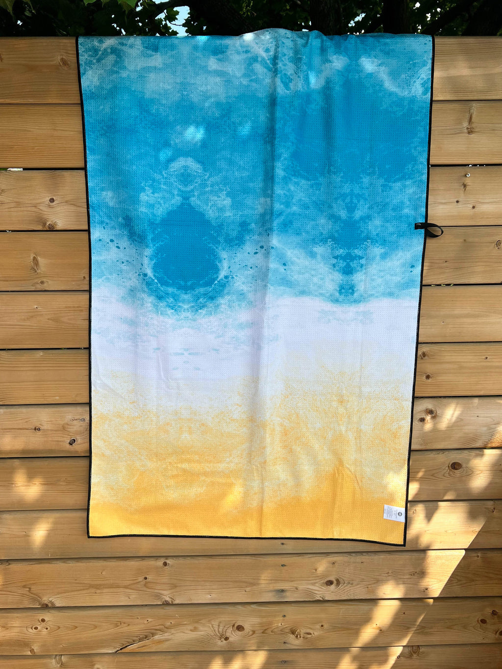 Coastal Waffle Microfiber Beach Towel