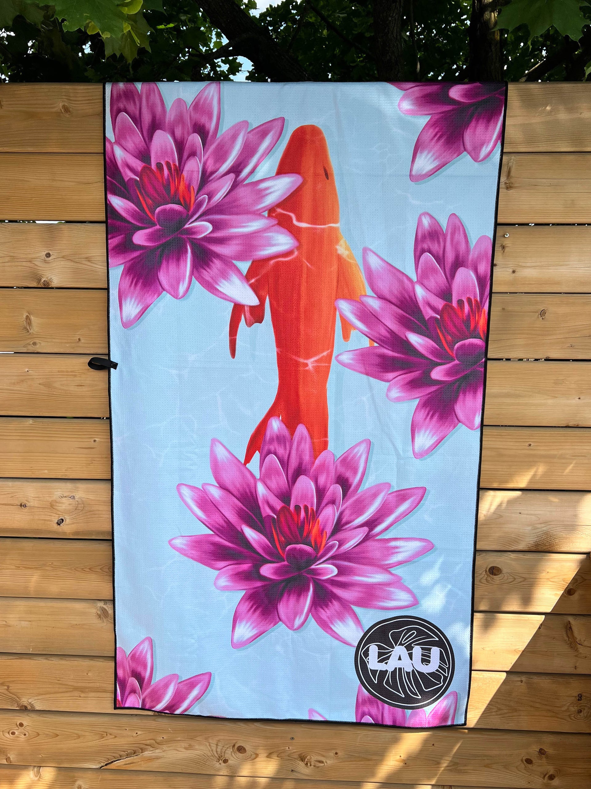 Oriental Waffle Microfiber Beach Towel