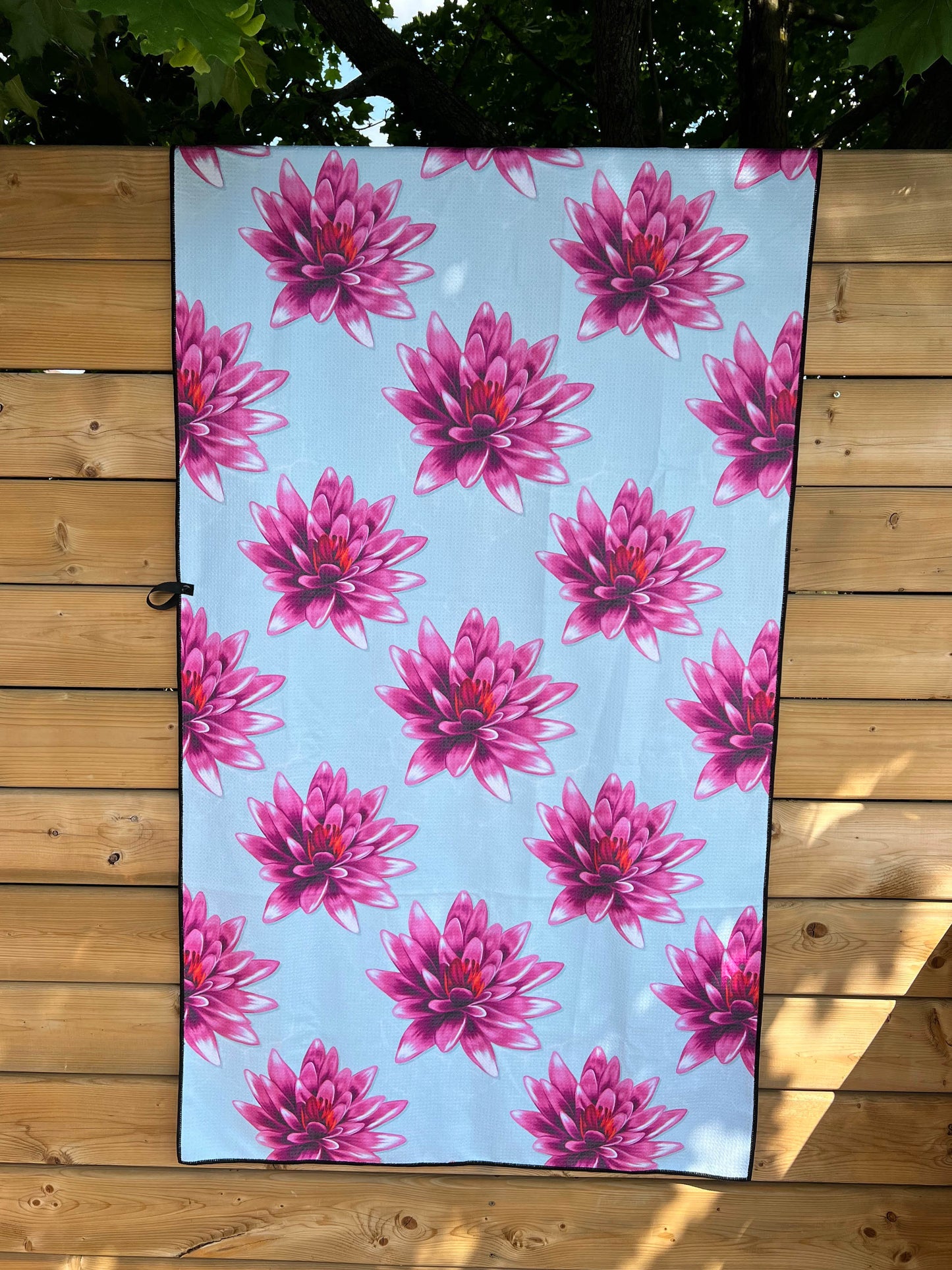 Oriental Waffle Microfiber Beach Towel
