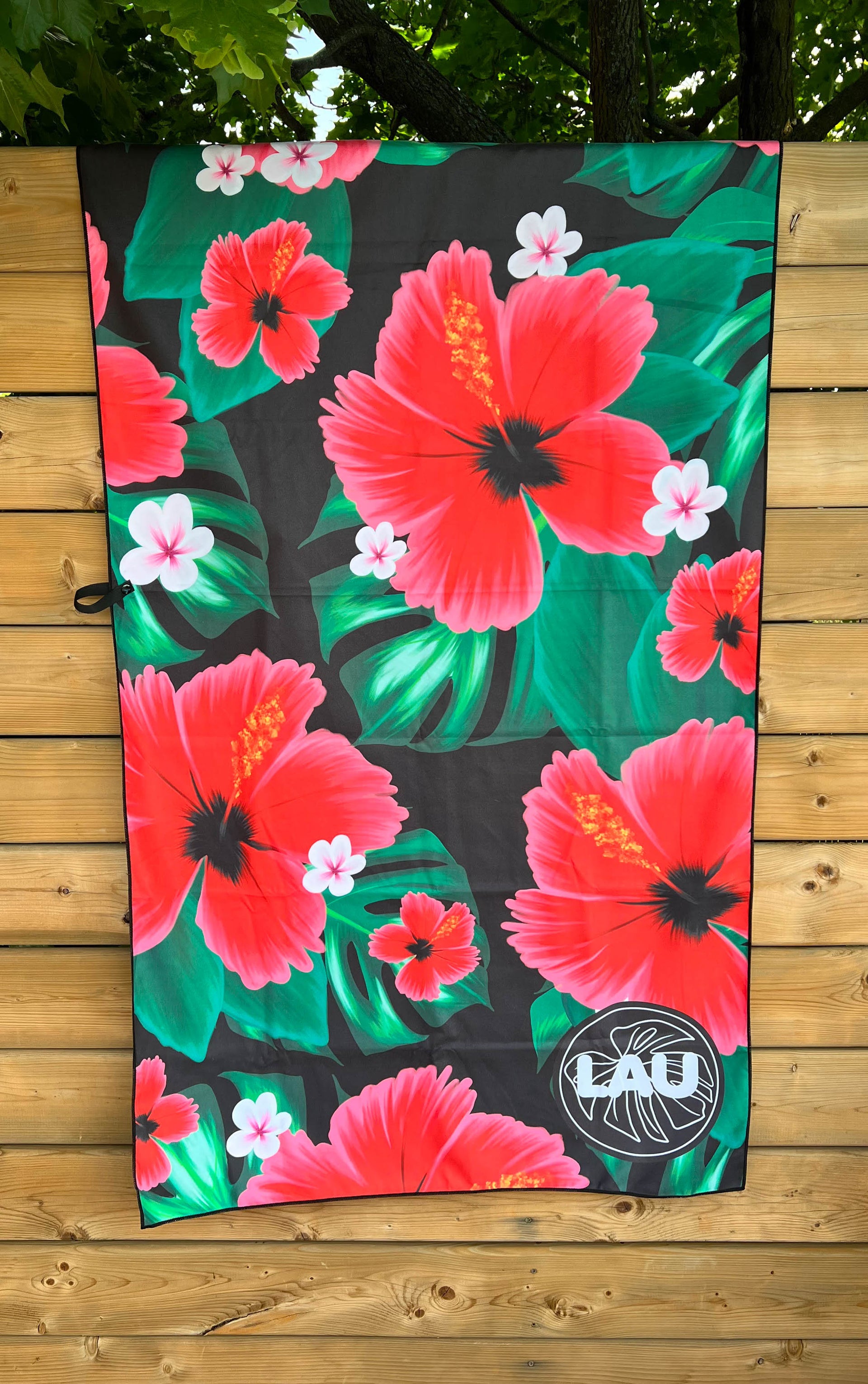 Tropical microfiber sports towel 