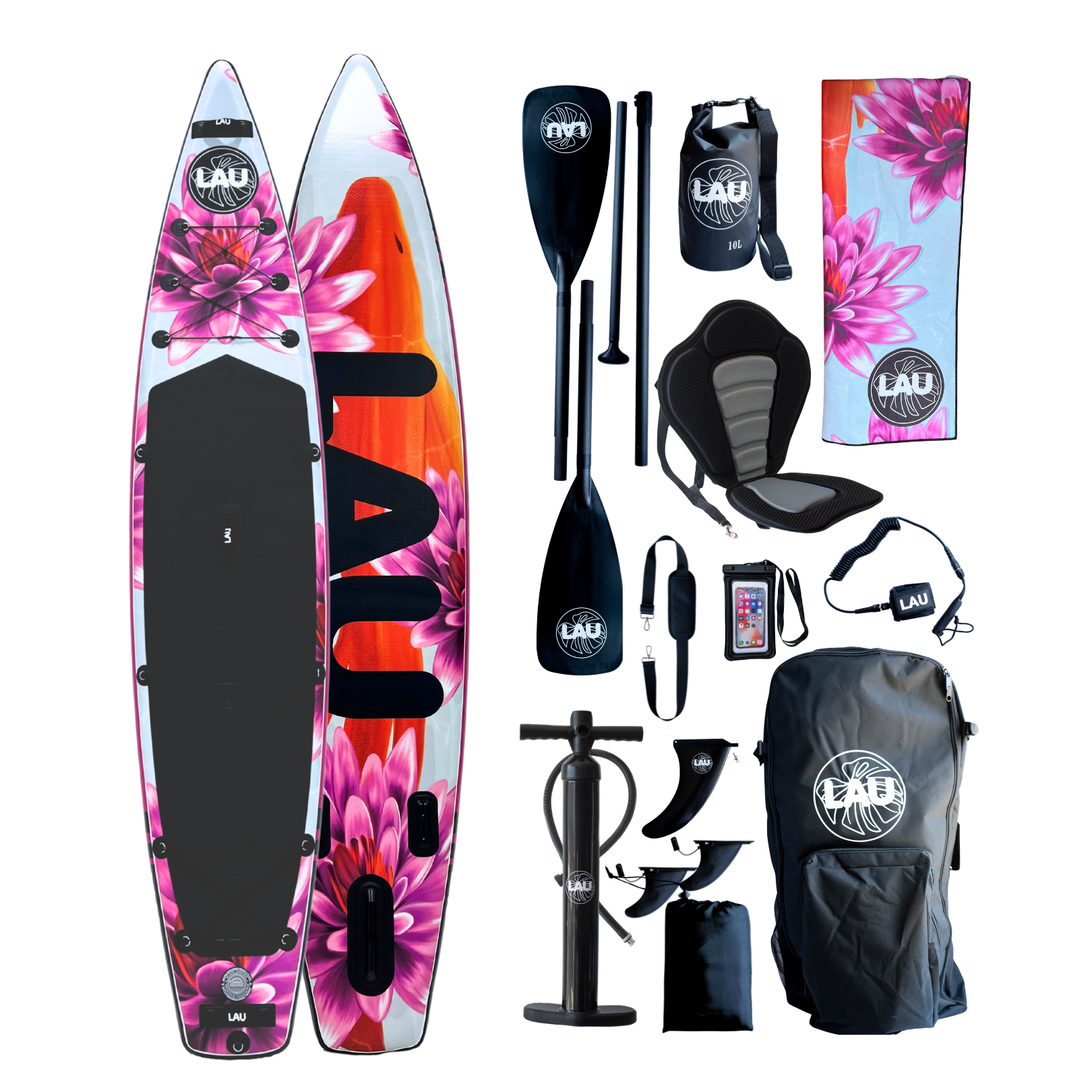 Oriental- 12'6 Touring- Paddle board gonflable