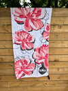 Serviette en microfibre modèle "Floral"