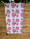 Serviette en microfibre modèle "Floral"