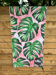Serviette sport en microfibre modèle &quot; Botanical&quot;