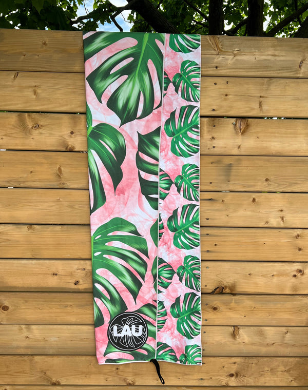 Serviette sport en microfibre modèle &quot; Botanical&quot;